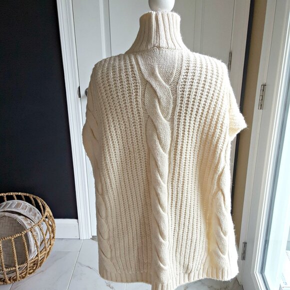 CHUNKY Oversized PULLOVER Cable KNIT SWEATER By ZARA - Picture 4 of 6
